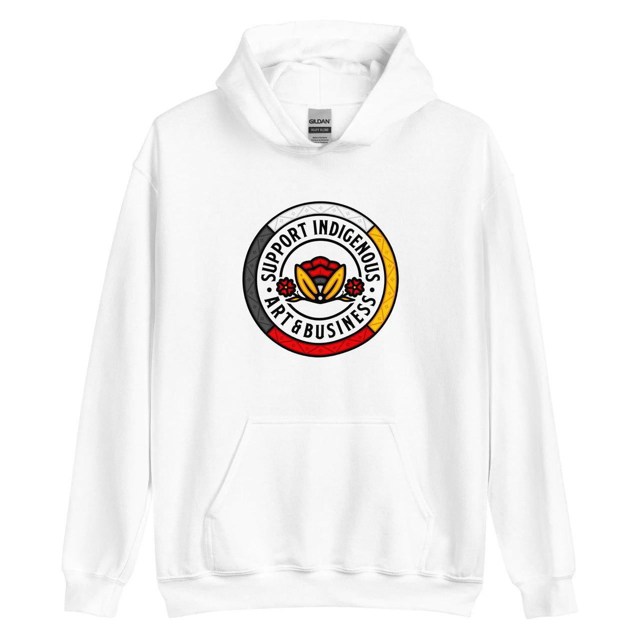 Support Indigenous Art & Business Hoodie (unisex)