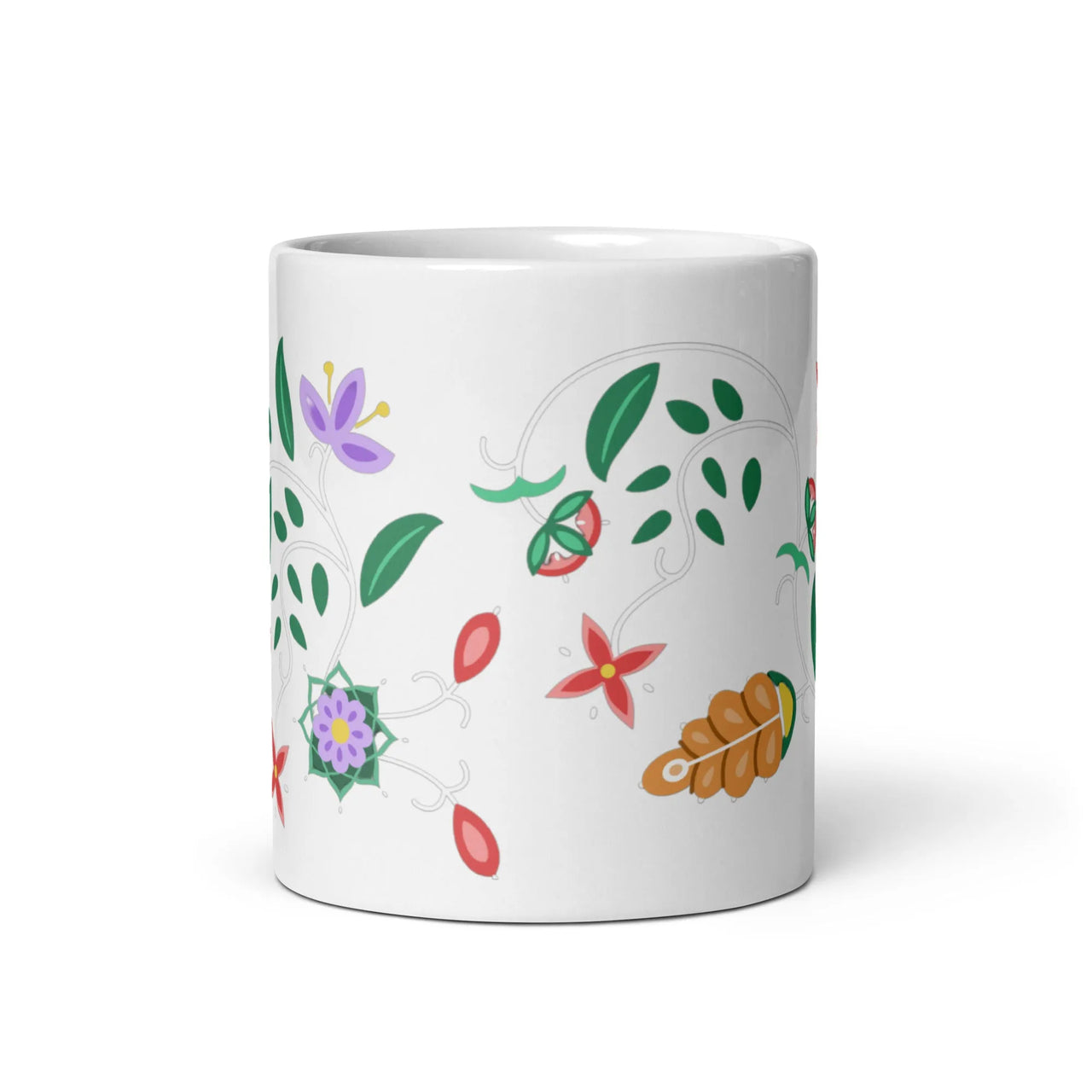 Ojibwe Floral Mug (11oz/15oz)