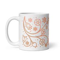 Thumbnail for Ojibwe Rosegold Floral Mug (11oz/15oz)