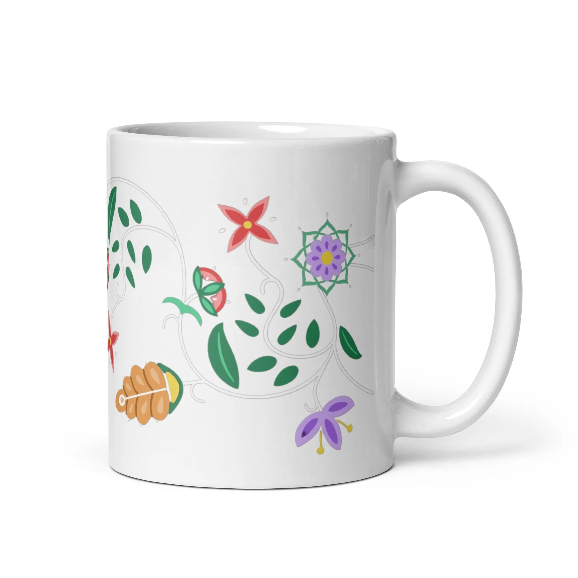 Ojibwe Floral Mug (11oz/15oz)