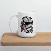 Thumbnail for StarWars Inspired woodlands style trooper helmet Mug (11oz/15oz)