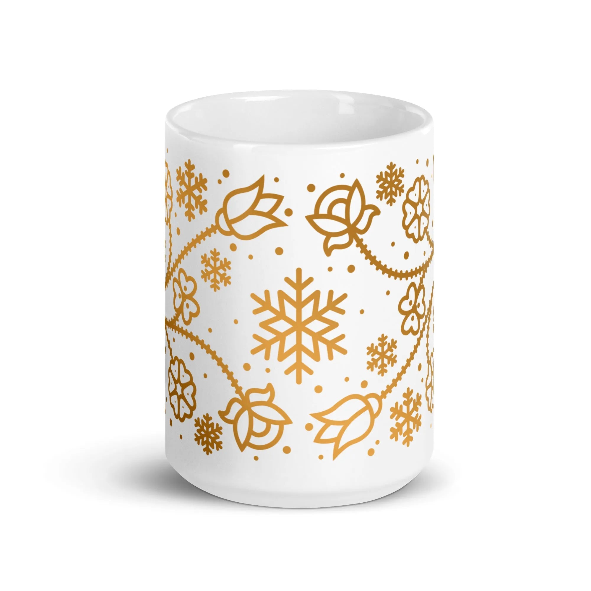 Ojibwe Gold Floral Mug (11oz/15oz)