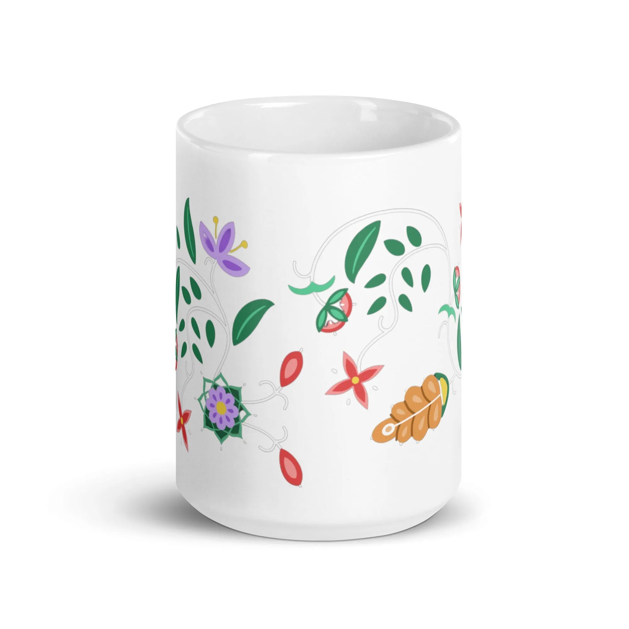 Ojibwe Floral Mug (11oz/15oz)