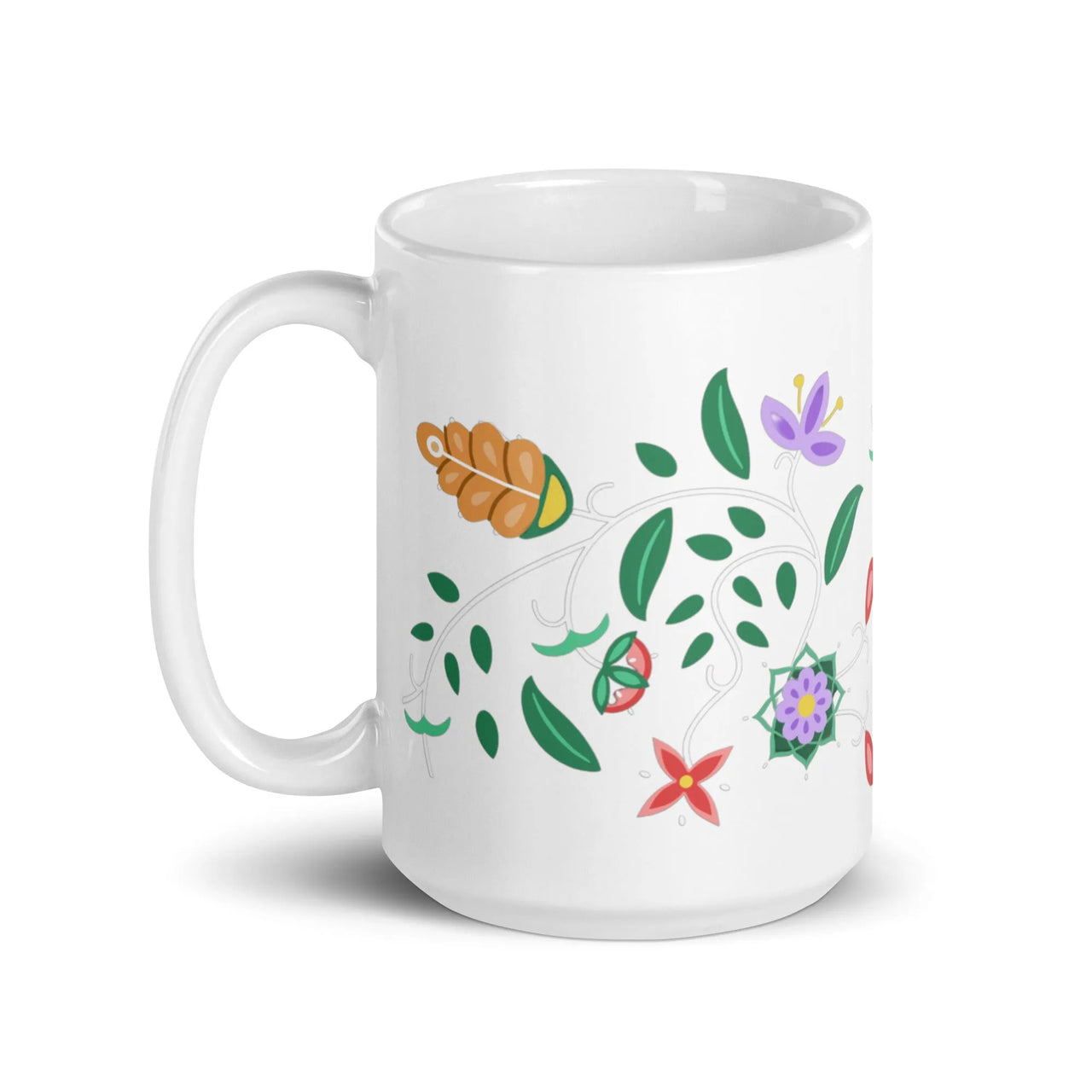 Ojibwe Floral Mug (11oz/15oz)