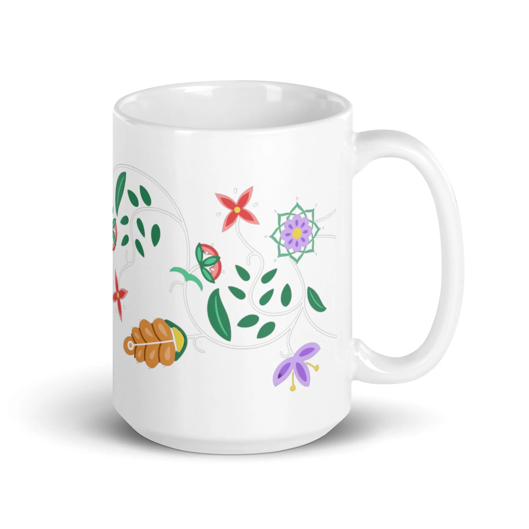 Ojibwe Floral Mug (11oz/15oz)